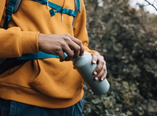 Quel type de gourde favorisé quand on part en camping sauvage ?