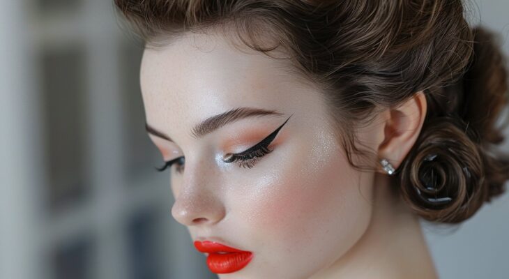 Maquillage et coiffure pour parfaire votre look rockabilly