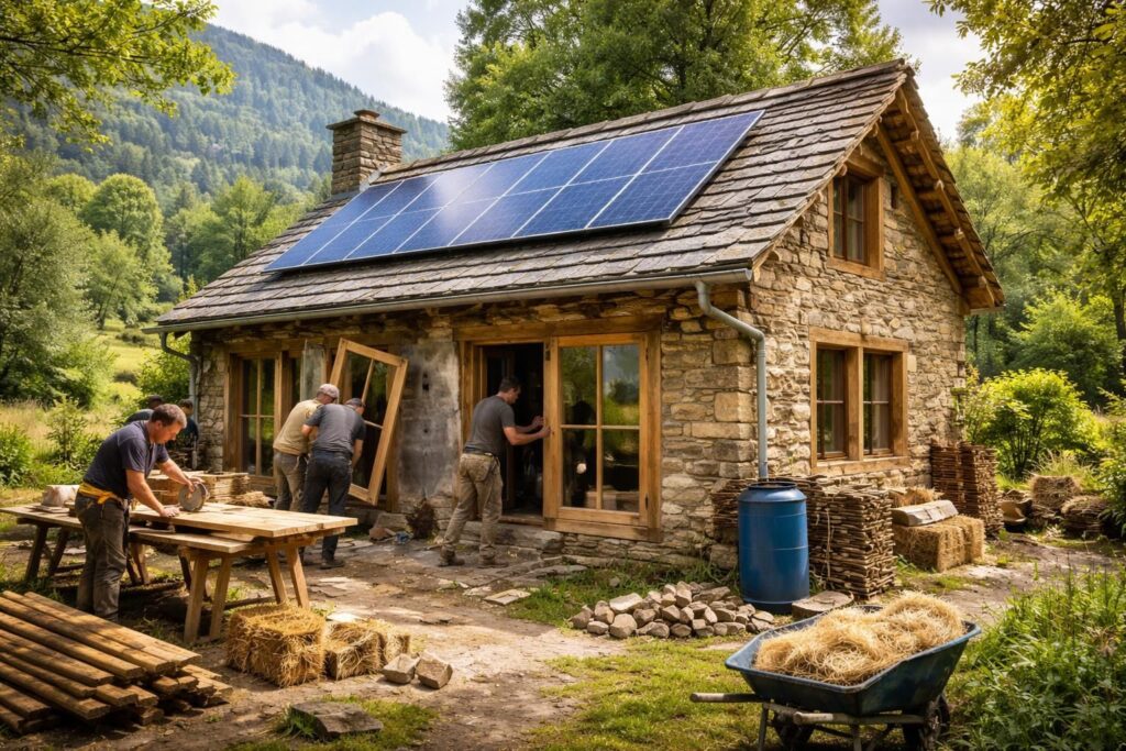 découvrez comment rénover une maison de voyageur en utilisant des matériaux durables pour minimiser votre empreinte carbone et adopter un mode de vie écologique.