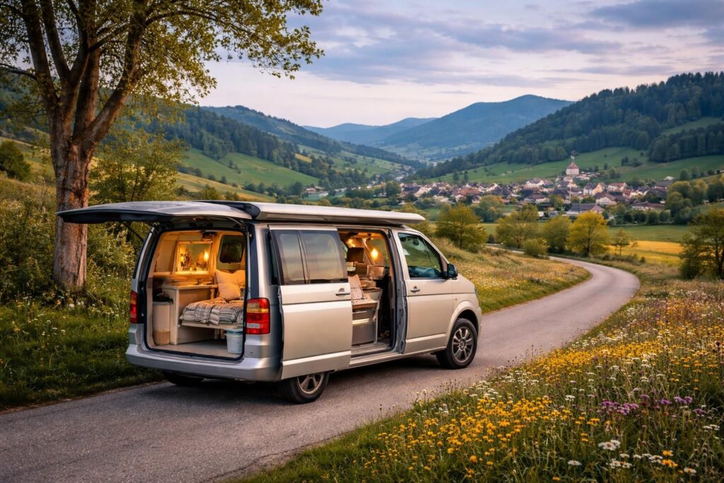 découvrez un road trip inoubliable en van aménagé volkswagen california à travers les routes européennes pittoresques, alliant liberté, aventure et paysages à couper le souffle.