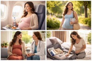 découvrez comment voyager enceinte en toute sécurité grâce aux conseils d'une gynécologue, adaptés à chaque trimestre de votre grossesse.