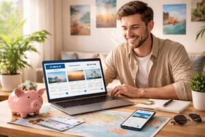 découvrez comment voyager malin et économiser grâce aux astuces et offres exclusives de booking.com, skyscanner et air france pour des voyages à petit prix.